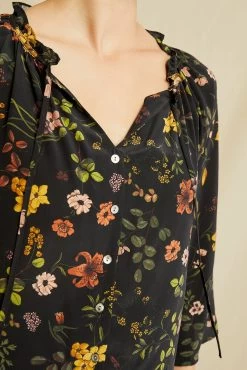 Isla Washable Silk Blouse - St. Germain Floral -Vibe Wardrobe Shop 0609 Isla St Germain Floral 3493 web c060e414 3f6d 4c3b b836 9a9deb309109