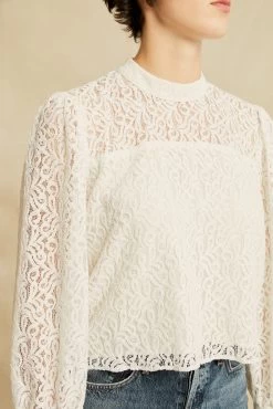 Mathea Upcycled Lace Top - Ivory -Vibe Wardrobe Shop 0610 Mathea Ivory 1745 web cfcc0812 6024 4055 b473 d3970009faf6