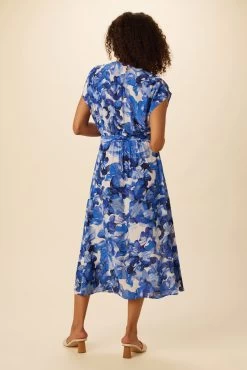 Marianna Viscose Crepe Dress - Cecily Floral -Vibe Wardrobe Shop 0613 Marianna Crepe Cecily 3