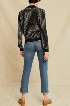 Campbell Organic Cotton Sweater - Black And Ivory - ReAmour -Vibe Wardrobe Shop 0617 Campbell Black Ivory 1915 web 8869f8dc fc1d 4b7f b7b3 7409ad08330b