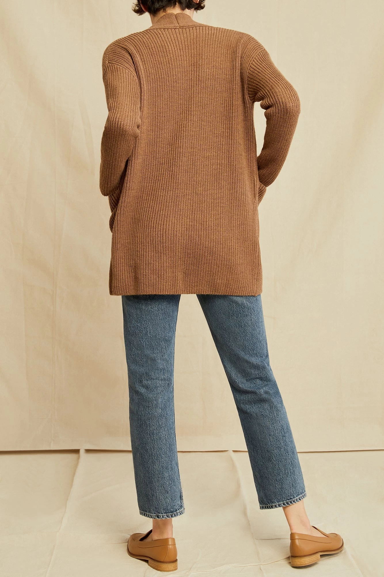 Zuma Wool Cardigan - Toffee - ReAmour 6 Zuma Wool Cardigan - Toffee - ReAmour - Image 6