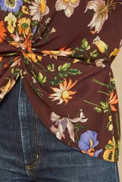 Aviva Washable Silk Blouse - Palermo Print -Vibe Wardrobe Shop 0644 Aviva Washable Silk Palermo Print 3154 web 6f803368 a6c1 4265 bb2c d82b23a2086a