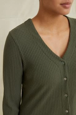 Bridgette Pointelle Rib Cardigan - Calla Green -Vibe Wardrobe Shop 0653BrigitteCallaGreen 2132 web f66f0148 4a54 495c bfb0 18ca0098aafb