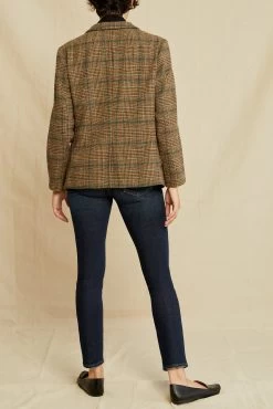 Pippa Wool Blazer - Brown And Teal Plaid -Vibe Wardrobe Shop 0664 Pippa Brown Plaid 1073 web a97174e4 71b0 4efd b20f 5c8133e84943