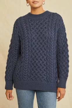 Hope Wool Sweaters - Navy