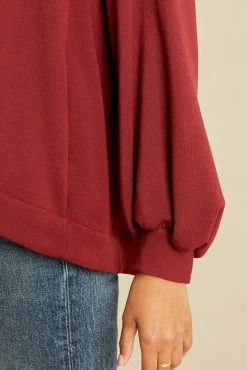 Anna Fleece Cardigan - Mulberry -Vibe Wardrobe Shop 0680 Anna Luxe OL ONLY Mulberry 00717 web 6ef9052e af9d 4a00 8b74 93e6da4f0555