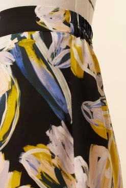 Finley Washable Silk Skirt - Marbella -Vibe Wardrobe Shop 0709 Finley Marbella Floral 4