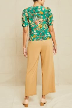 Juliana Washable Silk Blouse - Rosalind Floral -Vibe Wardrobe Shop 0753 Juliana Rosalind Floral 11291 web