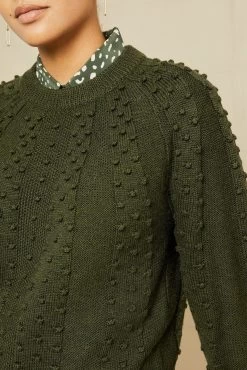 Laurel Wool Sweater - Olive -Vibe Wardrobe Shop 0774 Laurel Olive 14919 web 04114416 d2f4 4c3d a9d0 e41d1e63e836