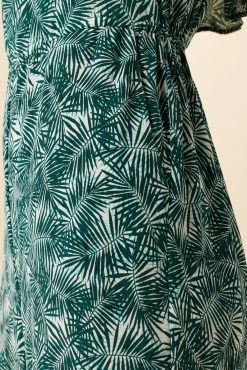 Lucia Washable Silk Jumpsuit - Green Palm 9 Lucia Washable Silk Jumpsuit - Green Palm -Vibe Wardrobe Shop 0794R1 Lucia Green Palm 5