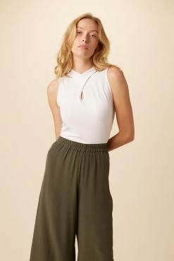 Aspyn Dream Knit Top - White