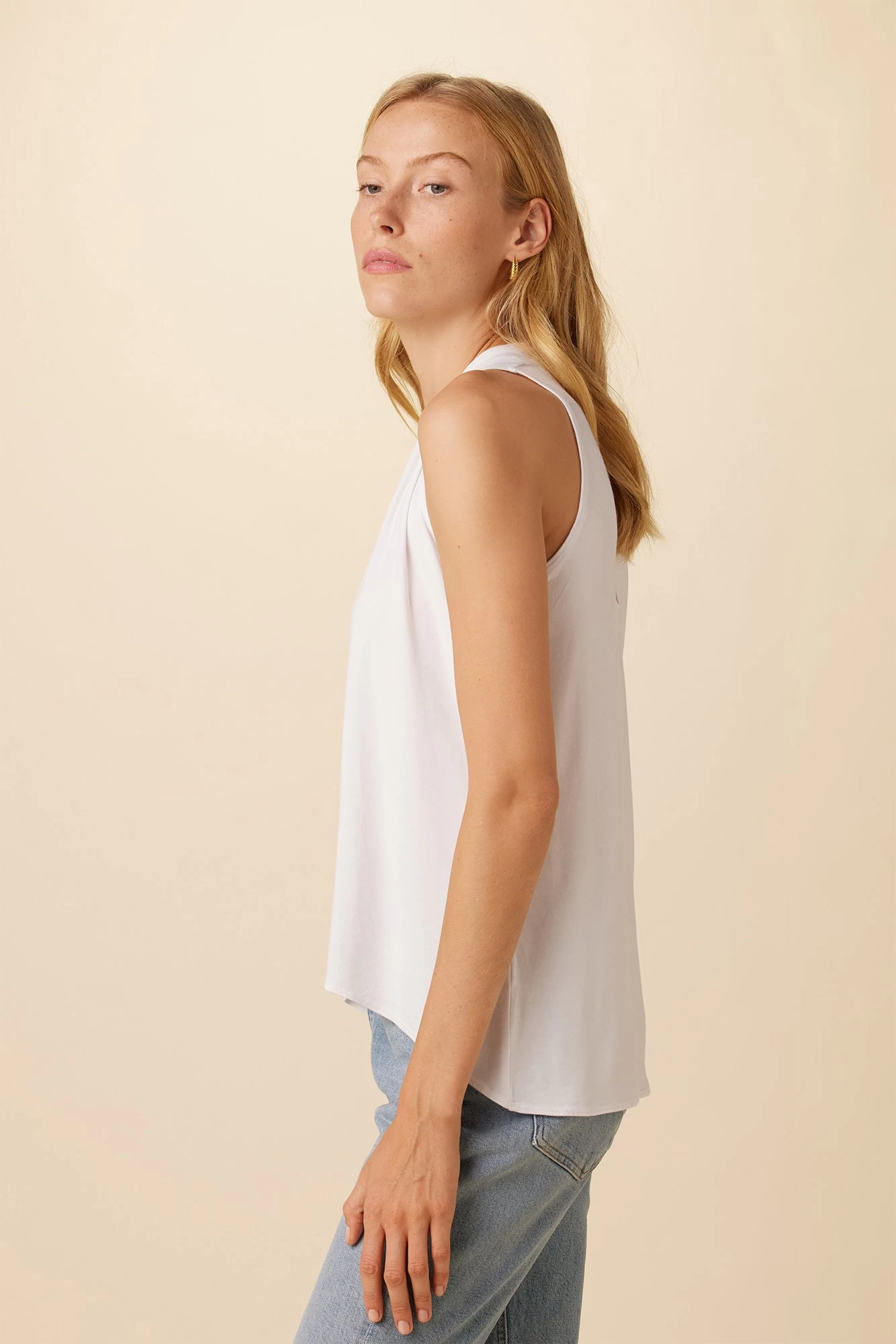 Suzanna Dream Knit Top - White 2 Suzanna Dream Knit Top - White - Image 2