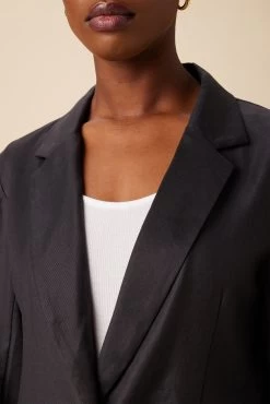 Tobie Femme Fête Blazer - Pewter -Vibe Wardrobe Shop 08 10136 Tobie Pewter 4