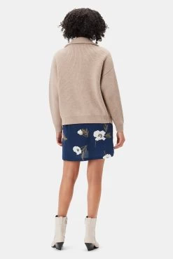 Scout Wool Cardigan - Camel -Vibe Wardrobe Shop 10046 Scout Camel 3