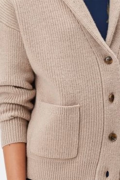 Scout Wool Cardigan - Camel