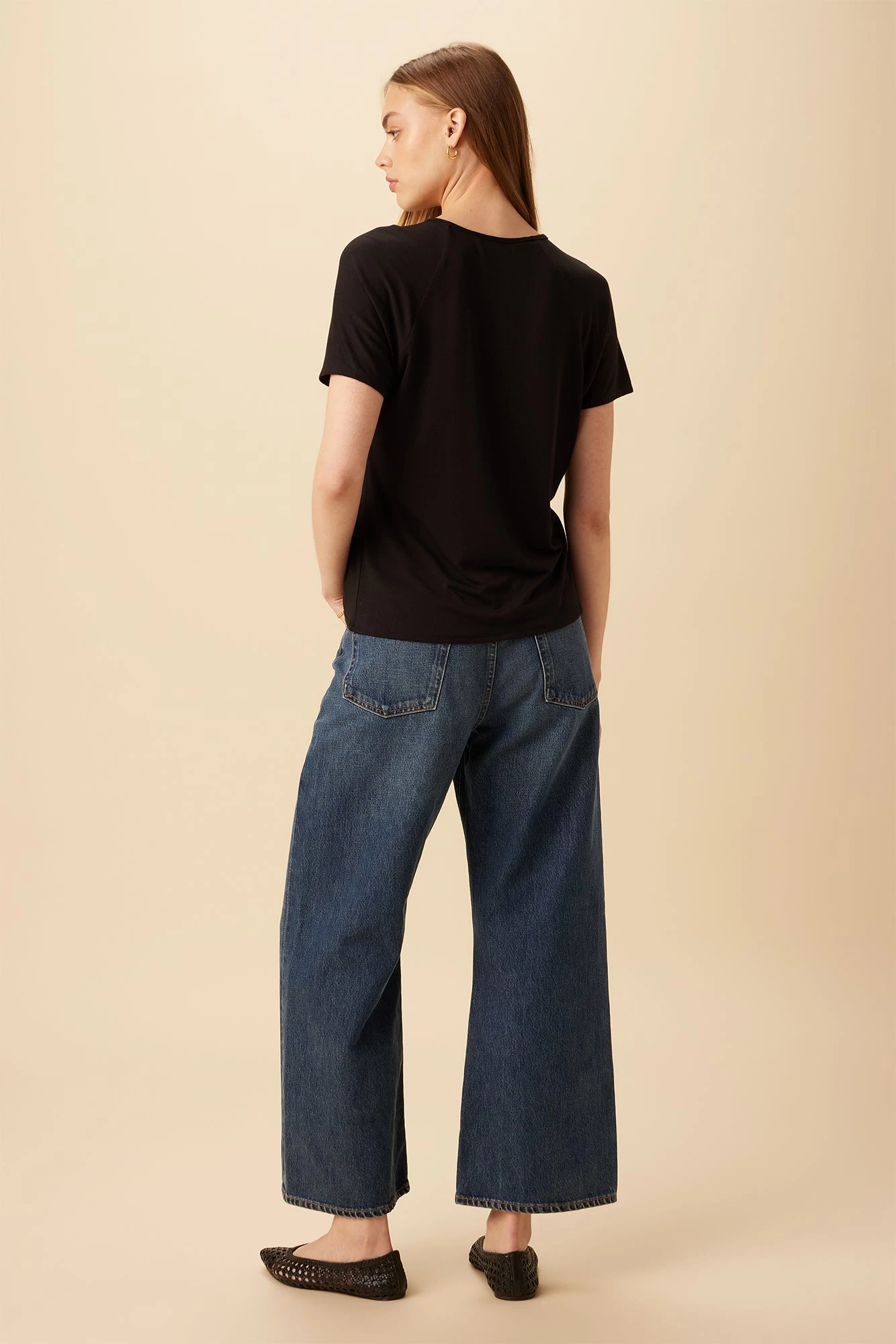 Mallorca Dream Knit Tee - Black 3 Mallorca Dream Knit Tee - Black - Image 3