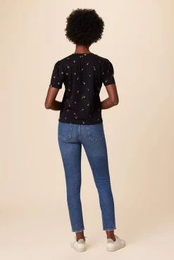 Odilia Reverie Knit Tee - Positano -Vibe Wardrobe Shop 10089 Odilia Positano 3