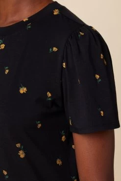 Odilia Reverie Knit Tee - Positano -Vibe Wardrobe Shop 10089 Odilia Positano 4