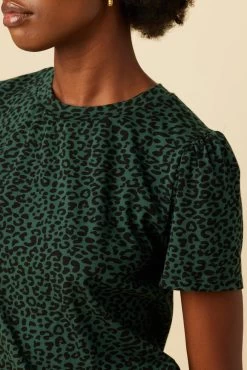 Odilia Reverie Knit Tee - Forest Leopard -Vibe Wardrobe Shop 10089 Odilia Reverie Forest Leopard 4