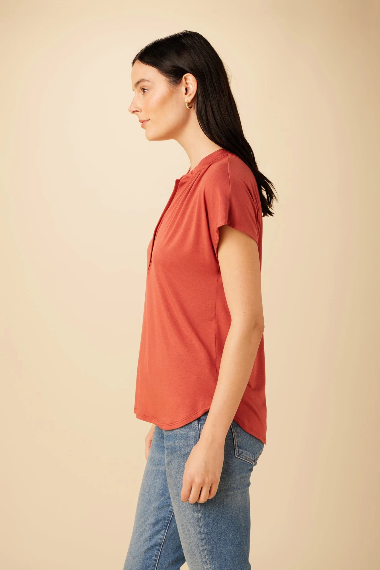 Atlanta Dream Knit Top - Sienna 2 Atlanta Dream Knit Top - Sienna - Image 2