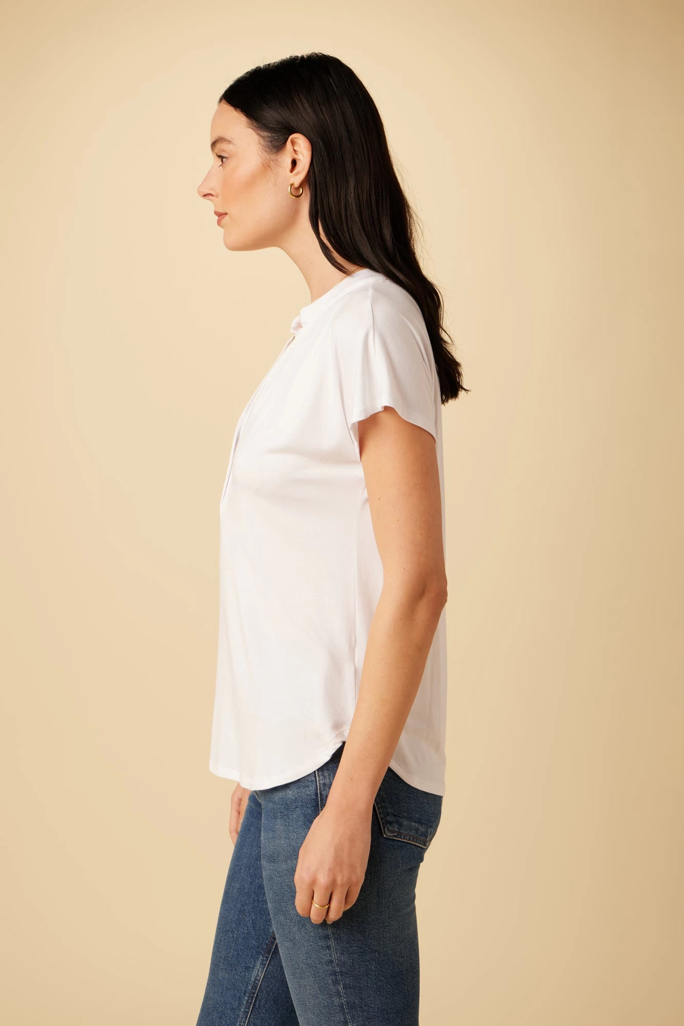 Atlanta Dream Knit Top - White 2 Atlanta Dream Knit Top - White - Image 2