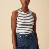 Jillian Dream Knit Tank - Marine Stripe