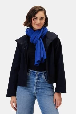 Jolie Cashmere Scarf - Cobalt