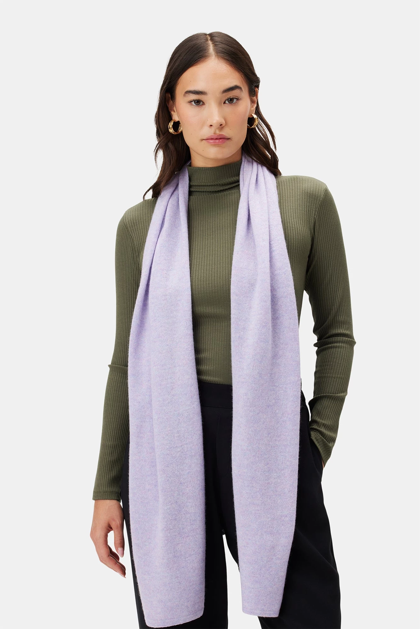 Jolie Cashmere Scarf - Wisteria 2 Jolie Cashmere Scarf - Wisteria - Image 2
