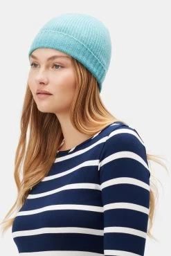 Colby Cashmere Beanie - Aegean