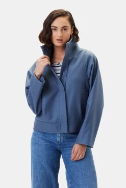 Joelle Wool Twill Jacket - Horizon