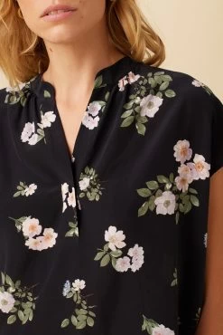 Renata Washable Silk Blouse - Ladera Floral 8 Renata Washable Silk Blouse - Ladera Floral -Vibe Wardrobe Shop 1068 Renata Ladera Floral 4
