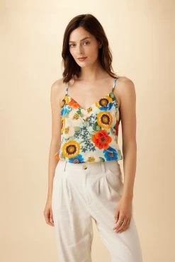 Barlow Washable Silk Cami - Devon Floral