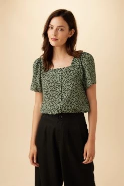 Donna Washable Silk Blouse - Sophia