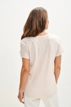 Joline Reverie Slub Tee - Peony -Vibe Wardrobe Shop 1334 Joline Peony 1778 8a6d55d2 f00d 43f2 ad4f 835a0ccea1a8