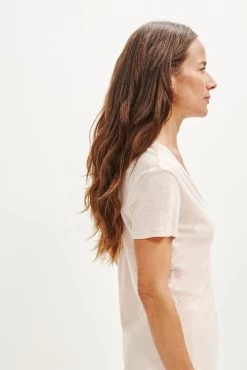 Joline Reverie Slub Tee - Peony -Vibe Wardrobe Shop 1334 Joline Peony 1782 web b9952dd6 be9b 43a2 8505 32afecd38750