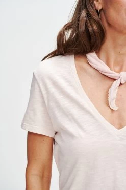 Joline Reverie Slub Tee - Peony -Vibe Wardrobe Shop 1334 Joline Peony 1843 679cf24a 8bd8 402a a5fe b32452cba98a