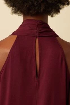 Agnes Dream Knit Top - Plum -Vibe Wardrobe Shop 1410 Agnes Plum 5