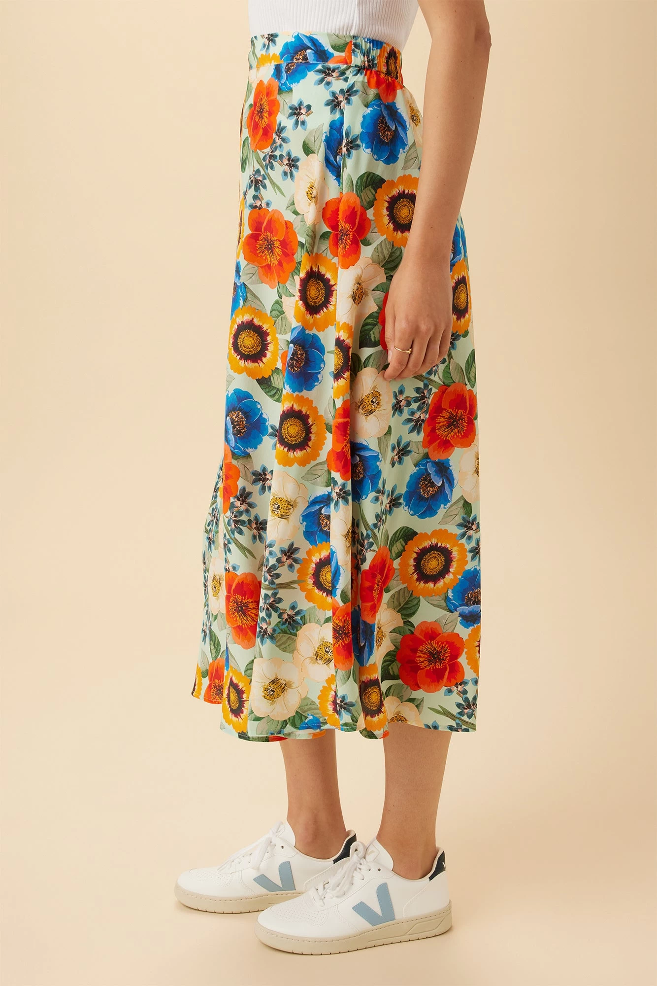 Blaze Washable Silk Skirt - Devon Floral 3 Blaze Washable Silk Skirt - Devon Floral - Image 3