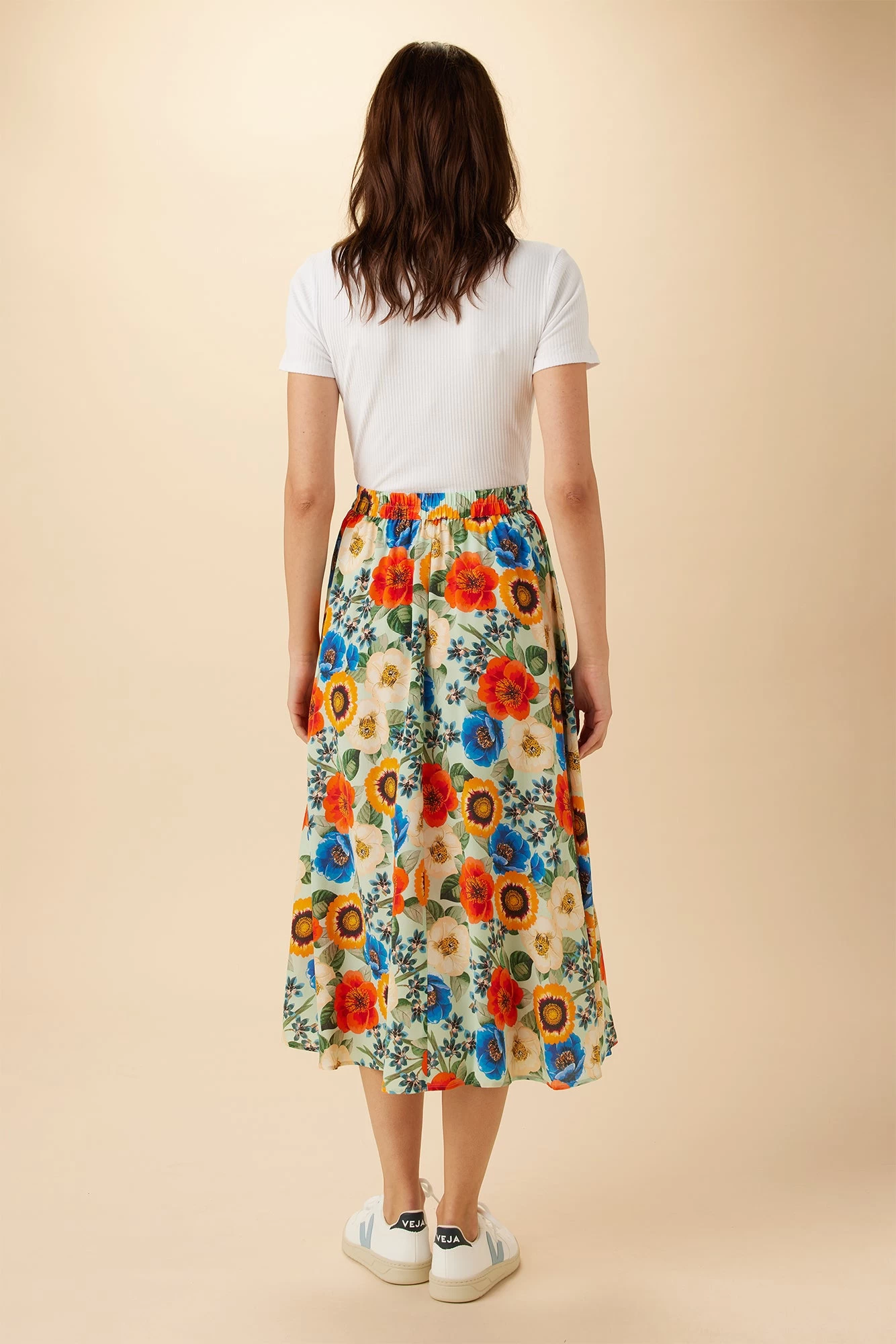 Blaze Washable Silk Skirt - Devon Floral 4 Blaze Washable Silk Skirt - Devon Floral - Image 4