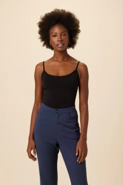 Camille Dream Knit Camisole - Black