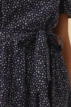 Ria Organic Cotton Dress - Trieste Dot -Vibe Wardrobe Shop 17 10218 Ria Cotton Trieste Dot 6