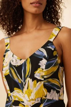 Brea Washable Silk Jumpsuit - Marbella -Vibe Wardrobe Shop 2008 Brea Marbella Floral 4