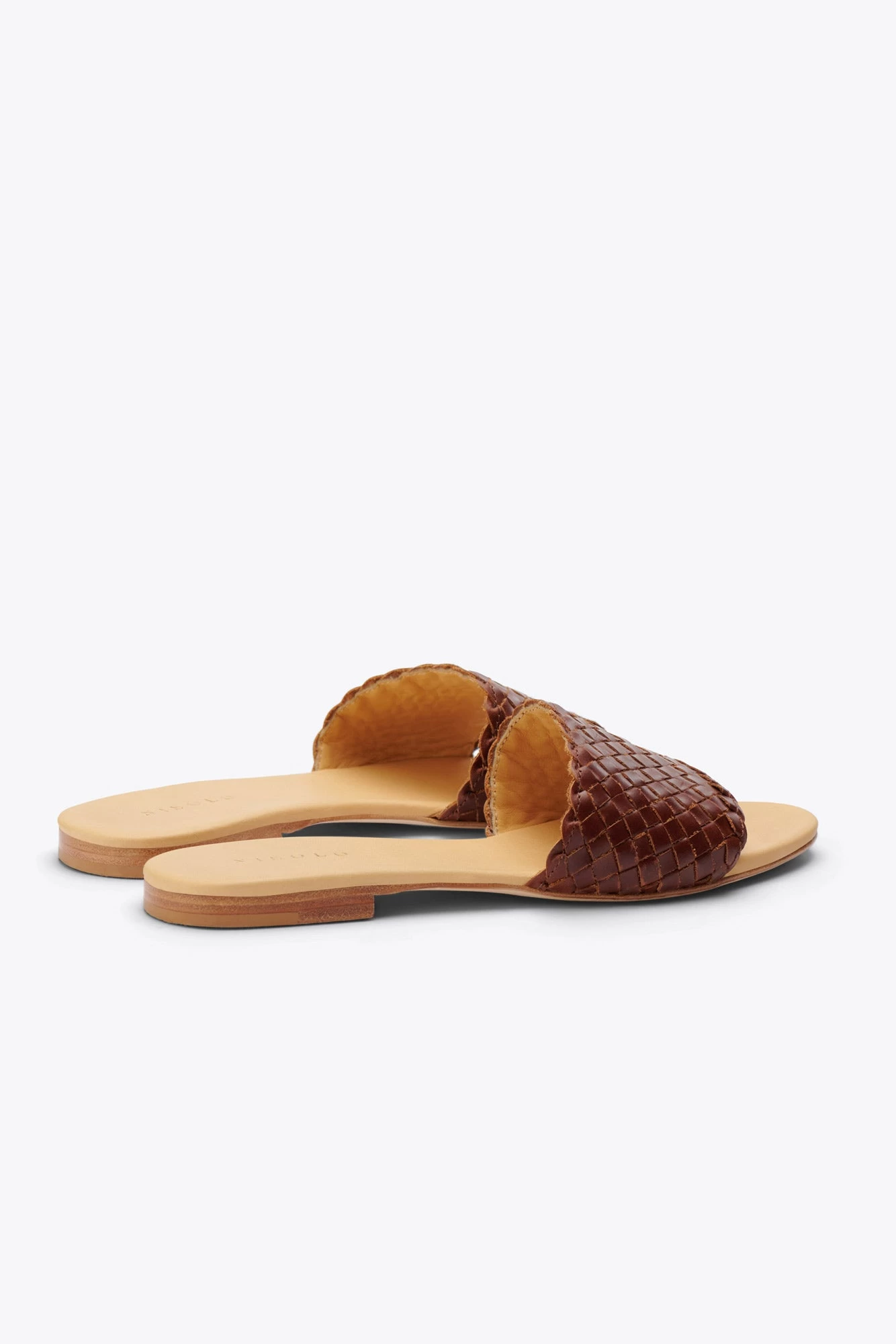 Nisolo Isla Woven Slide Sandal - Brandy 4 Nisolo Isla Woven Slide Sandal - Brandy - Image 4