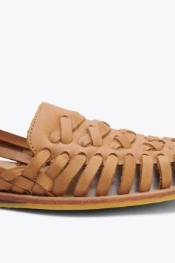 Nisolo Huarache Sandal - Almond 13 Nisolo Huarache Sandal - Almond -Vibe Wardrobe Shop 2021 0220 1HALM ALM 5322 V2