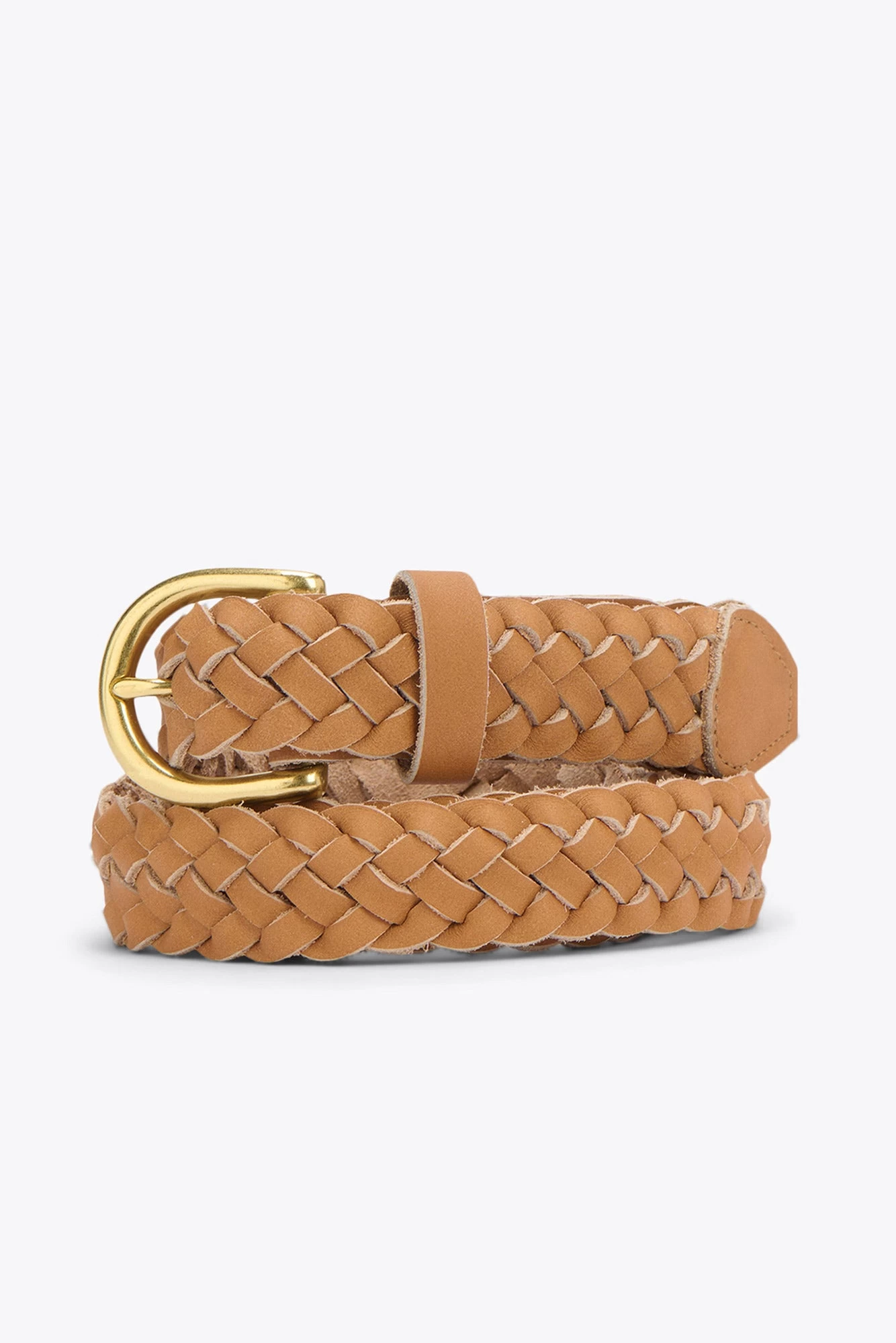 Nisolo Talia Braided Belt - Almond 2 Nisolo Talia Braided Belt - Almond - Image 2