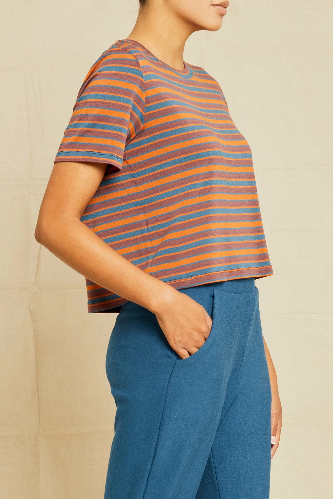 Tara Dream Knit Cropped Tee 2 Tara Dream Knit Cropped Tee - Image 2