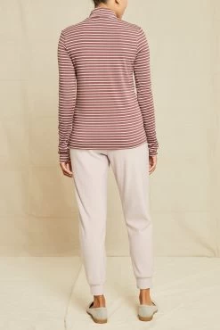 Flannery Dream Knit Turtleneck - Maple Dawn Stripe -Vibe Wardrobe Shop 211013 AV October ECOMM 2518FlanneryDreamKnitHarborStripeBlackRose 8419 web e1805b9c 2c34 4eee bd7a ba4194c8830f