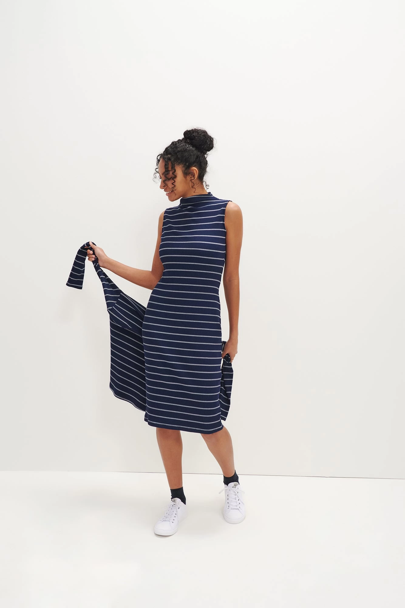 Lux Sleeveless Dress - Pippa Stripe