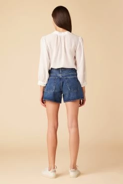 AGOLDE Parker Long Denim Short - Enamor -Vibe Wardrobe Shop 3RDPA6015 Parker Long Short Enamor 3
