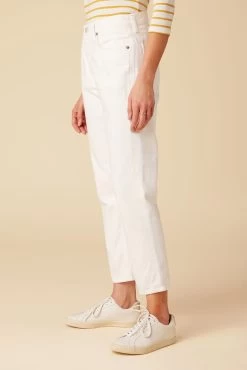 AGOLDE Parker Straight Crop Jean - Milkshake -Vibe Wardrobe Shop 3RDPA6069 Parker Jean Milkshake 2
